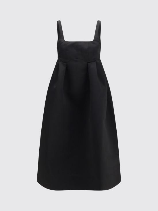 26FW 가니 롱 원피스 A1030752 099 Black - GANNI