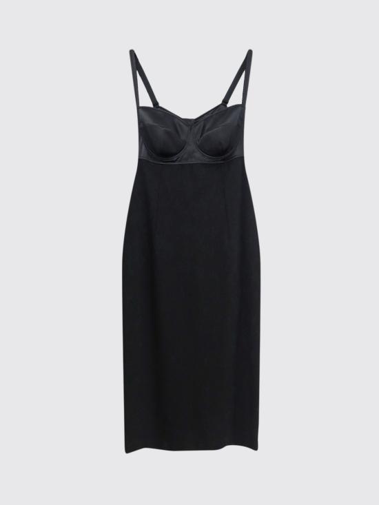 26FW 돌체앤가바나 롱 원피스 F6DBXTFUGKF N0000 Black - DOLCE & GABBANA