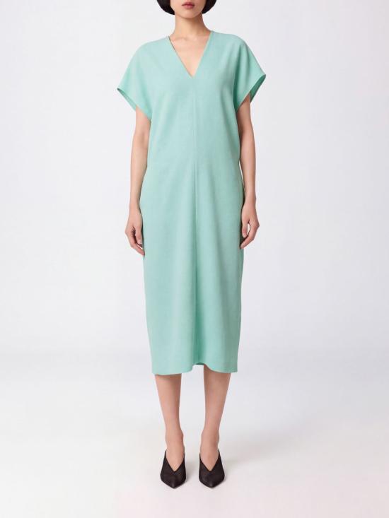 26FW 스텔라 맥카트니 롱 원피스 6A05613IU303 3902 Green