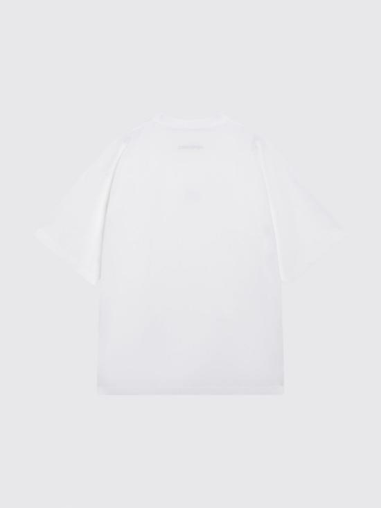 26FW 발렌시아가 바디스 미디움 핏 티셔츠 764235TUVO7 9000 White - BALENCIAGA
