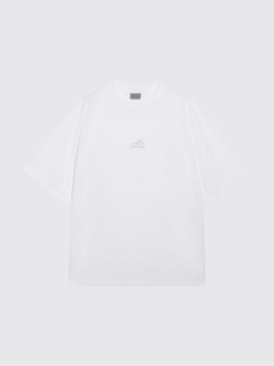 26FW 발렌시아가 바디스 미디움 핏 티셔츠 764235TUVO7 9000 White - BALENCIAGA