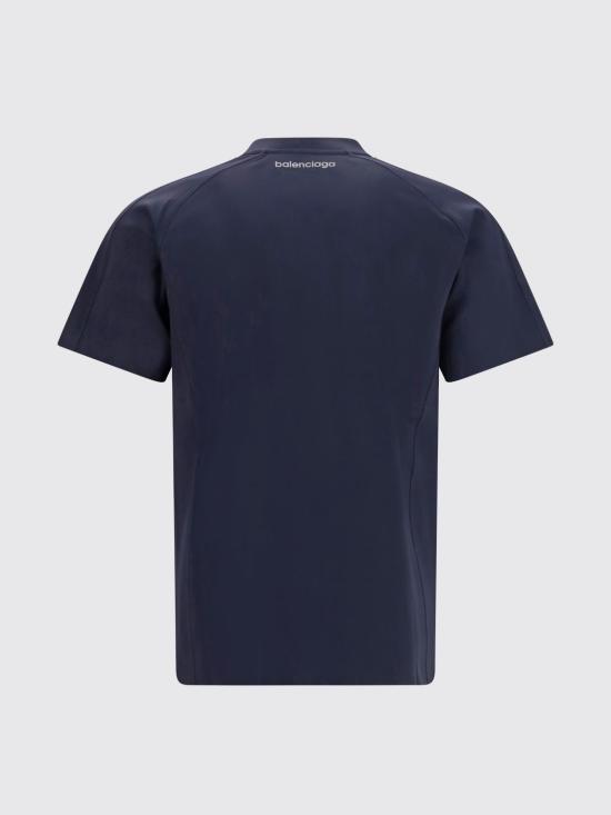 26FW 발렌시아가 테크웨어 롱 슬리브 티셔츠 A000NQTUVN7 8502 Navy - BALENCIAGA