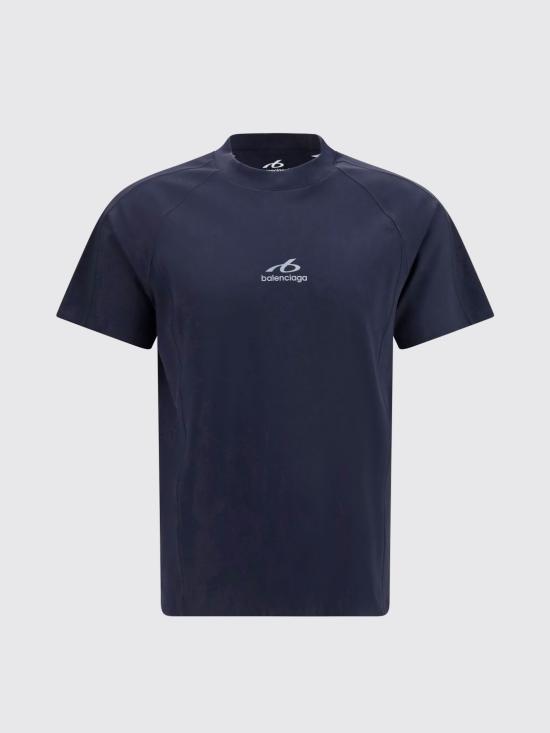 26FW 발렌시아가 테크웨어 롱 슬리브 티셔츠 A000NQTUVN7 8502 Navy - BALENCIAGA