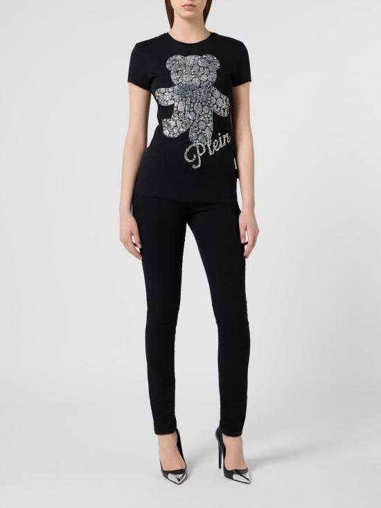 26FW 필립 플레인 반팔 티셔츠 FAFCWTK3992PJY002N 02 Black - PHILIPP PLEIN