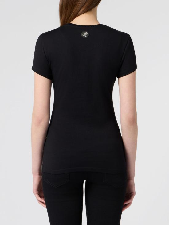 26FW 필립 플레인 반팔 티셔츠 FAFCWTK3992PJY002N 02 Black - PHILIPP PLEIN