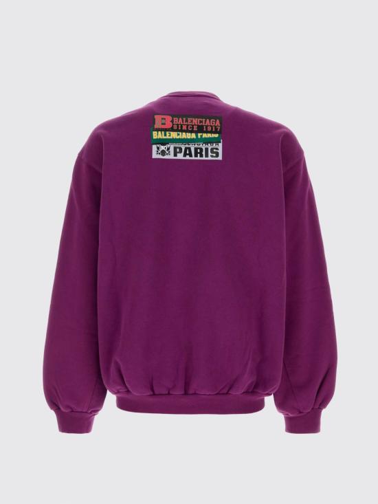 26FW 발렌시아가 긴팔 티셔츠 A001VTTUVR3 5100 Violet - BALENCIAGA