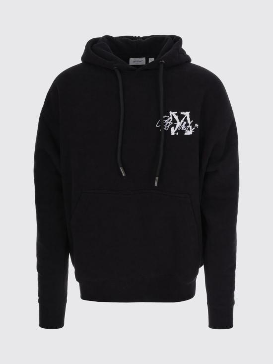 26FW 오프화이트 긴팔 티셔츠 OMBB085F26FLE00700 001 Black - OFF WHITE