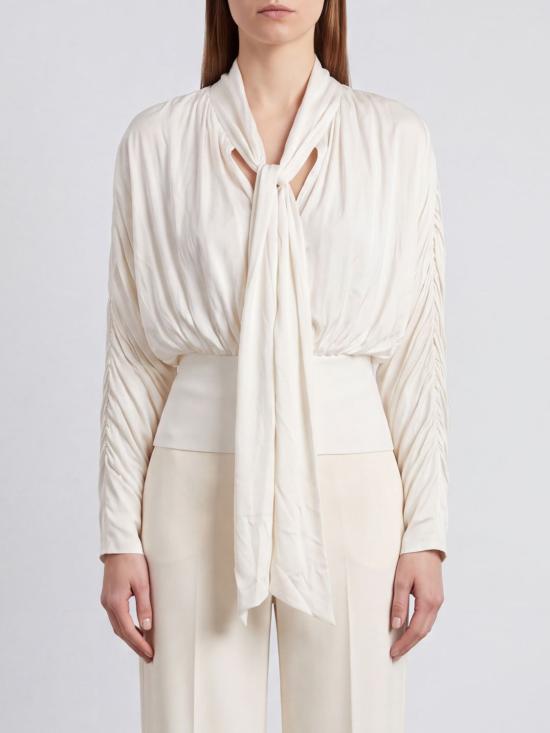 26FW 셀프 포트레이트 탑 AW26009TBC White
