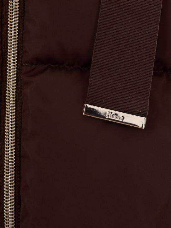 26FW 에르노 새틴 A-셰이프 재킷 PI1304D12170Z 8810 Brown - HERNO