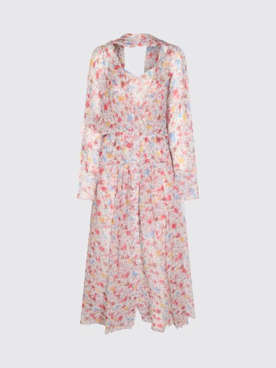 26FW 가니 롱 원피스 A1030589 999 Multicolor - GANNI