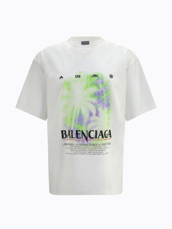 26FW 발렌시아가 더 윈도우 미디움 핏 티셔츠 764235TUV07 9000 White - BALENCIAGA