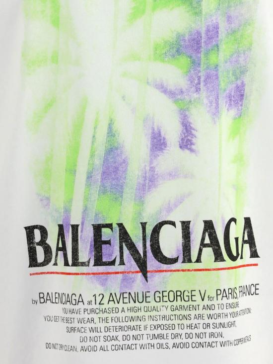 26FW 발렌시아가 더 윈도우 미디움 핏 티셔츠 764235TUV07 9000 White - BALENCIAGA
