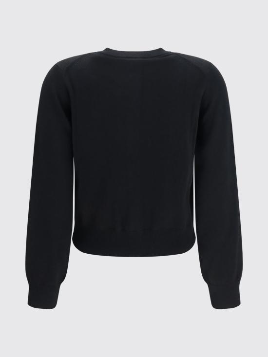 26FW 메종키츠네 베이비 폭스 메리노 레귤러 가디건 PW00502KT1181 P199 Black - MAISON KITSUNE