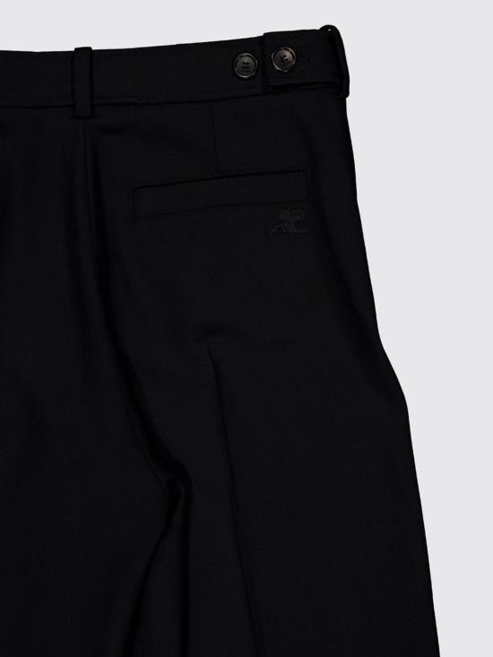 26FW 쿠레쥬 팬츠 326CPA652WO0132 9999 Black - COURREGES
