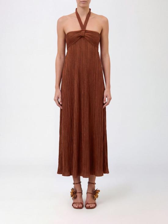 26FW 짐머만 롱 원피스 9199DSS262 MTTN Bronze