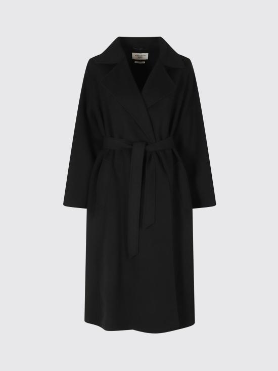 26FW 위켄드막스마라 마누엘라 캐시미어 코트 2625016011600 005 Black