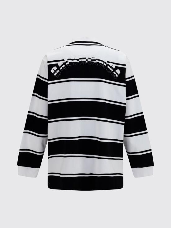 26FW 발렌시아가 폴로 티셔츠 A00189TUVW7 1070 Black - BALENCIAGA