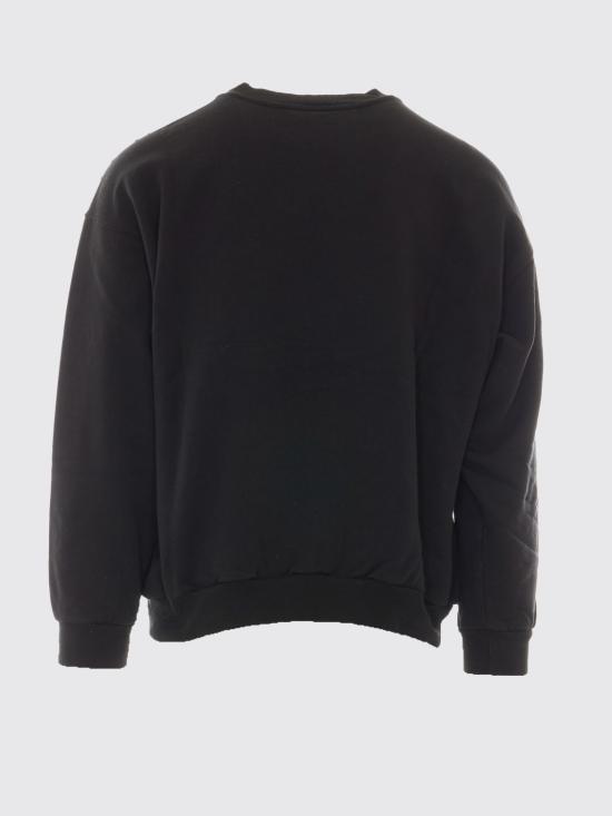 26FW 발렌시아가 팜트리 그래픽 로고 프린트 코튼 저지 맨투맨 A0016MTUVR1 1000 Black - BALENCIAGA