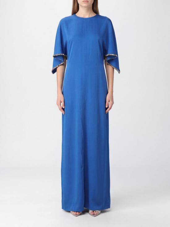 26FW 스텔라 맥카트니 롱 원피스 6A07233FU302 4300 Blue