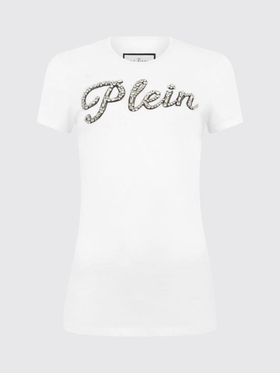 26FW 필립 플레인 반팔 티셔츠 FAFCWTK3993PJY002N 01 White - PHILIPP PLEIN