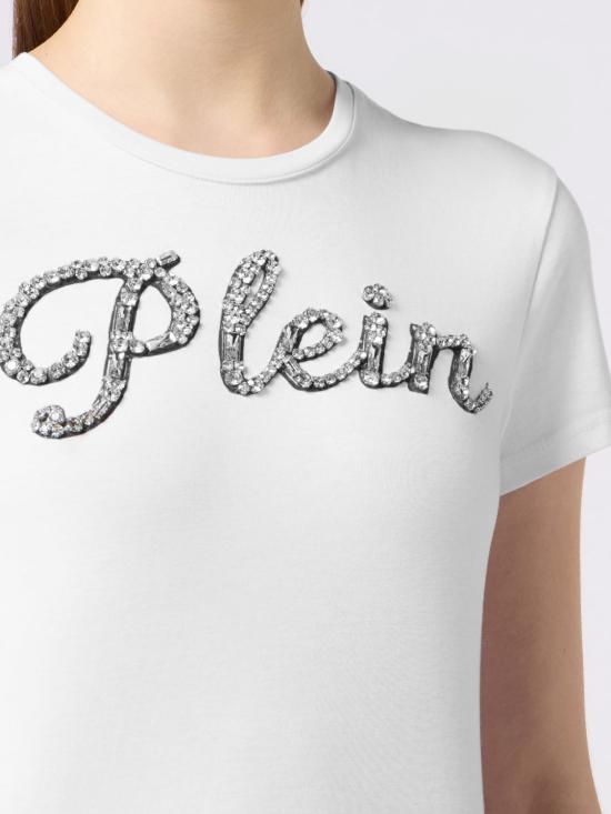 26FW 필립 플레인 반팔 티셔츠 FAFCWTK3993PJY002N 01 White - PHILIPP PLEIN