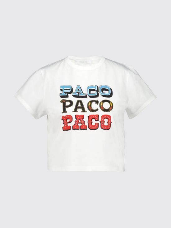 26FW 파코라반 탑 26AJTE056CO0494 P100 White - PACO RABANNE