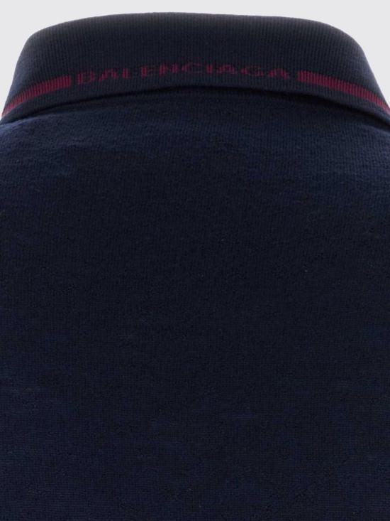 26FW 발렌시아가 폴로 티셔츠 875653T1784 8065 Navy - BALENCIAGA