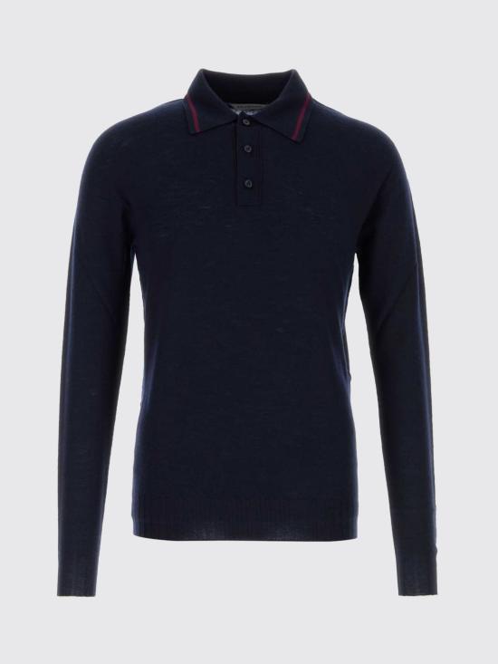 26FW 발렌시아가 폴로 티셔츠 875653T1784 8065 Navy - BALENCIAGA