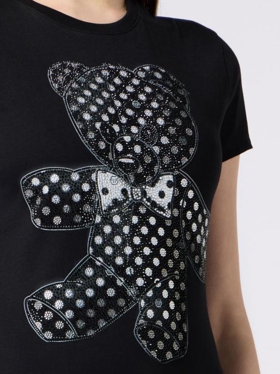26FW 필립 플레인 반팔 티셔츠 FAFCWTK3983PJY002N 02 Black - PHILIPP PLEIN