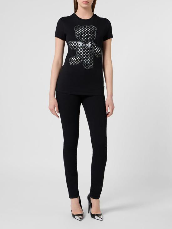 26FW 필립 플레인 반팔 티셔츠 FAFCWTK3983PJY002N 02 Black - PHILIPP PLEIN