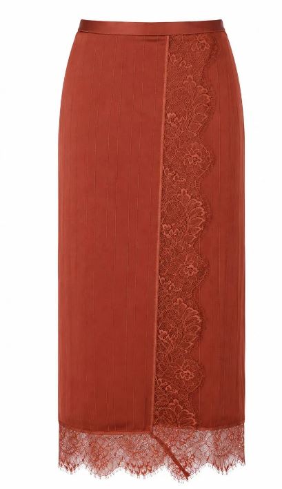 26FW 트윈셋 미디 스커트 262TP2123 S2191106501 CHERRY WOOD