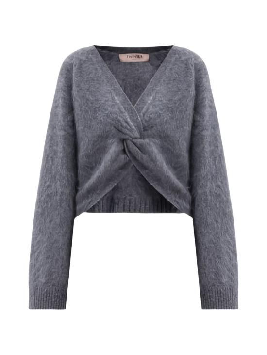 26FW 트윈셋 스웨터 262TT3025 S2229012838 GRIGIO MEDIO - TWINSET
