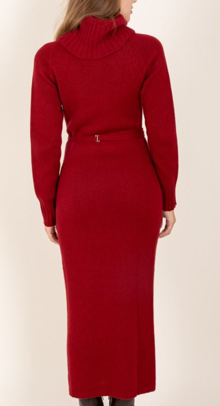 26FW 트윈셋 미디 원피스 262TT3212 S2114414100 BLOODY MARY - TWINSET
