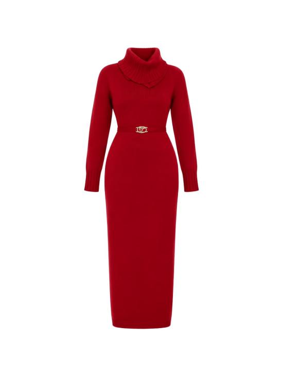 26FW 트윈셋 미디 원피스 262TT3212 S2114414100 BLOODY MARY - TWINSET