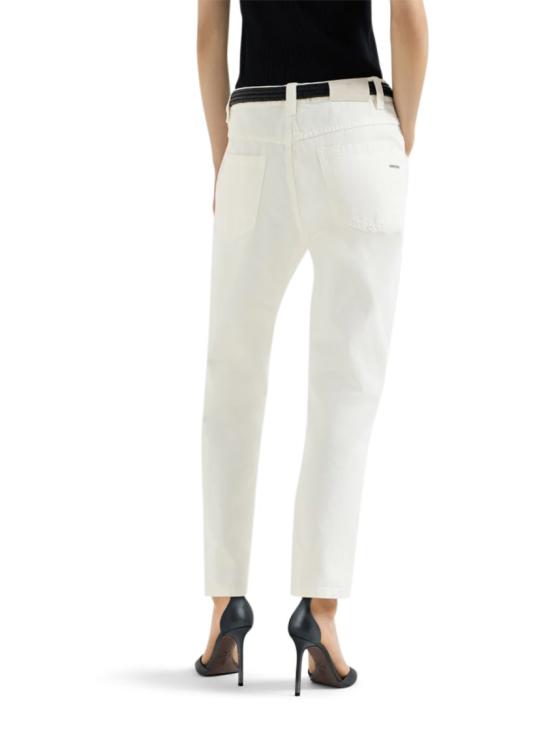 26FW 브루넬로 쿠치넬리 팬츠 M0H81P5847C9815 White - BRUNELLO CUCINELLI