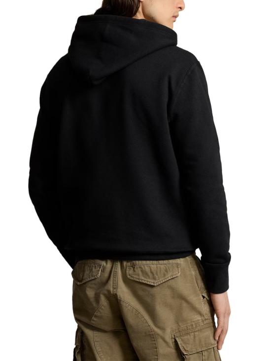 26FW 폴로 랄프로렌 포니로고 자수 후드 티셔츠 710766778008 Black - POLO RALPH LAUREN