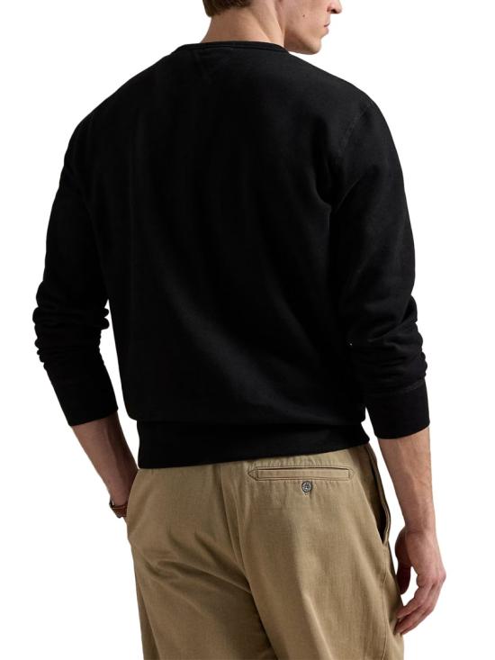 26FW 폴로 랄프로렌 포니 로고 자수 맨투맨 710766772001 Black - POLO RALPH LAUREN