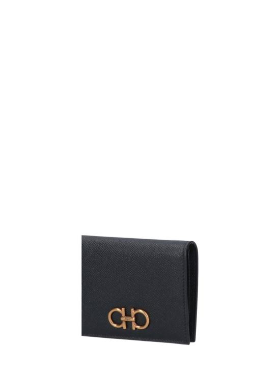 26FW 살바토레 페라가모 간치니 반지갑 726512001 Black - SALVATORE FERRAGAMO