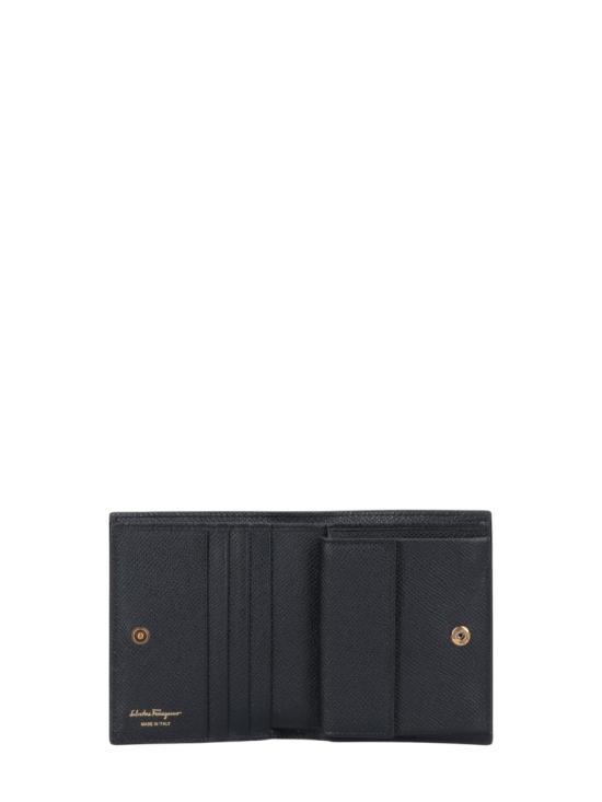 26FW 살바토레 페라가모 간치니 반지갑 726512001 Black - SALVATORE FERRAGAMO