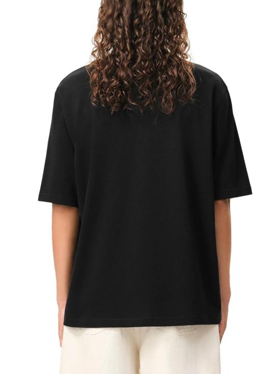26FW 아미 하트 로고 코튼 자수 티셔츠 UTS341726001 Black - AMI
