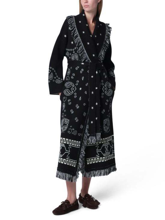 26FW 알라누이 코트 LWHQ003E26KNI0041084BLACK MULTICOLOR