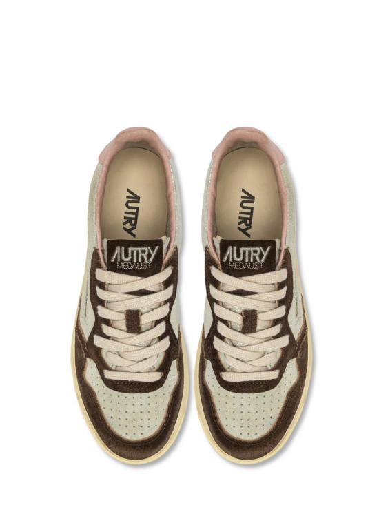 26FW 오트리 메달리스트 로우 레더 스니커즈 AULWYB02 Neutrals - AUTRY