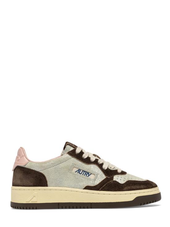 26FW 오트리 메달리스트 로우 레더 스니커즈 AULWYB02 Neutrals