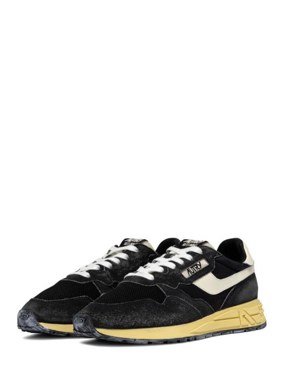 26FW 오트리 릴윈드 로우 나일론 스웨이드 스니커즈 WWLMGQ07 Black - AUTRY