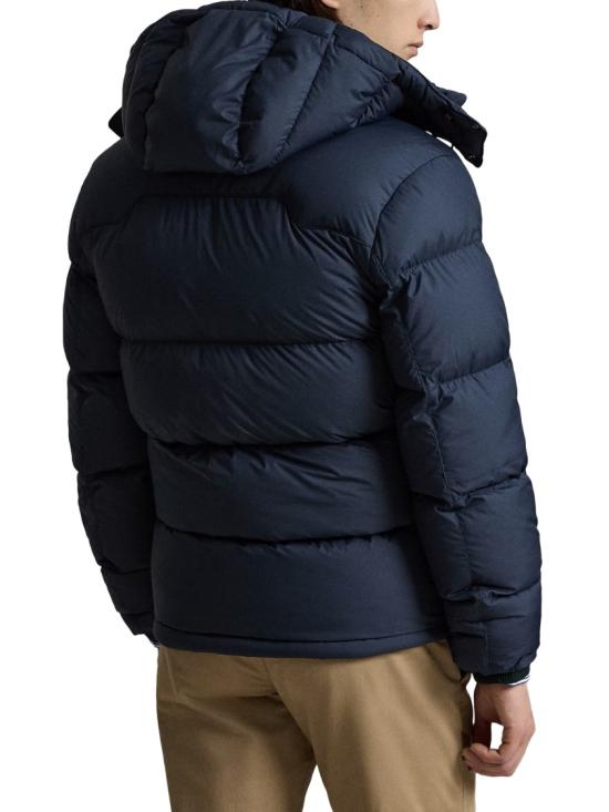 26FW 폴로 랄프로렌 고햄 다운 자켓 710968278003 Black - POLO RALPH LAUREN