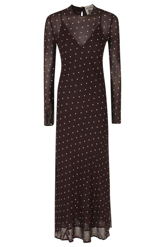 26FW 세미쿠튀르 원피스 Y6WS07 099 Brown - SEMI-COUTURE