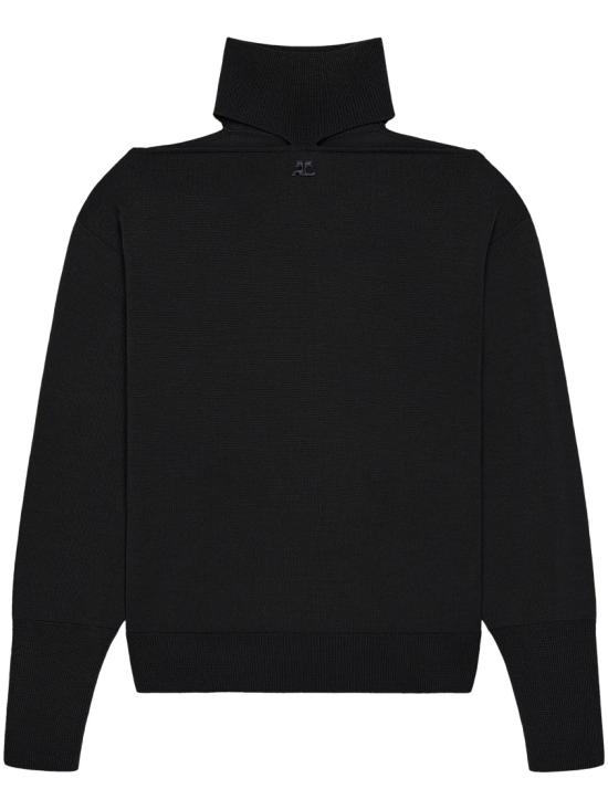 26FW 쿠레쥬 니트웨어 326MPU281FI00859999 Black