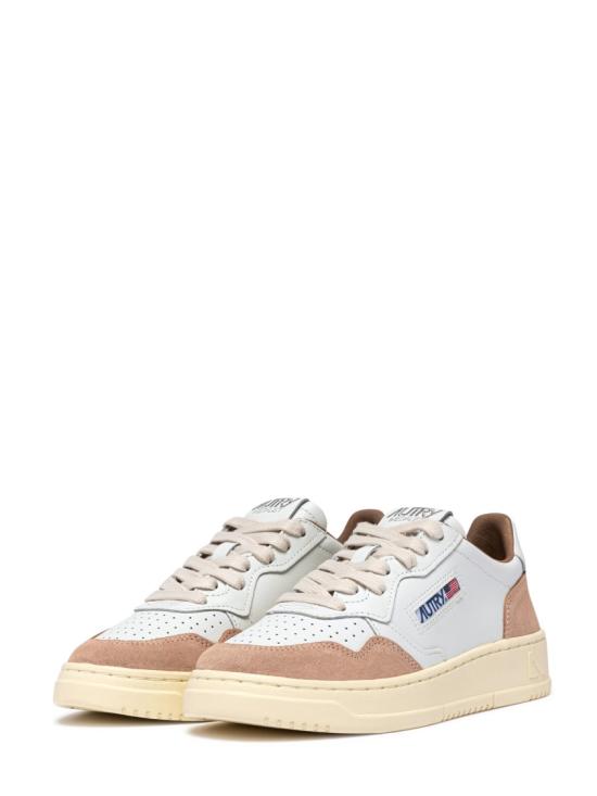 26FW 오트리 메달리스트 로우 레더 스니커즈 AULWFT16 Neutrals - AUTRY