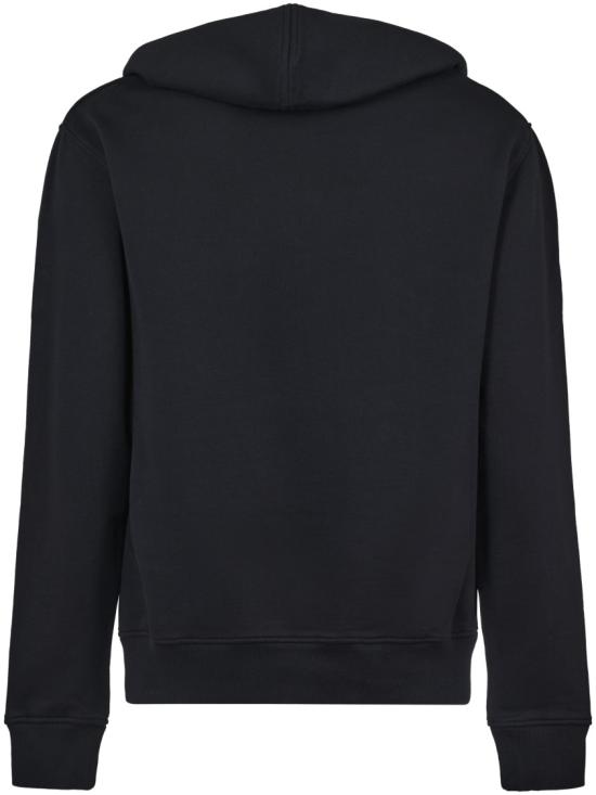 26FW 아미 스몰 하트 로고 루프백 오가닉 코튼 플리스 후드 BFUSW235730001 Black - AMI