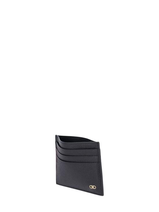 26FW 살바토레 페라가모 간치니 카드지갑 776843001 Black - SALVATORE FERRAGAMO